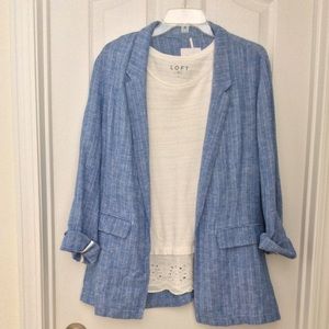 Linen-like All Occasion Jacket/Blazer Size L